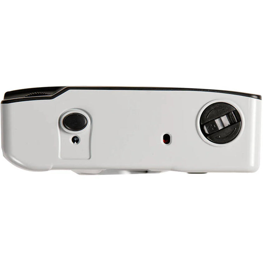 Kodak M35 reusable compact camera with colorful design, ready to take instant photos with easy film loading.