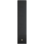 DALI Opticon 8 MK2 passive floorstanding speaker with front grille, showcasing sleek black finish and modern design.