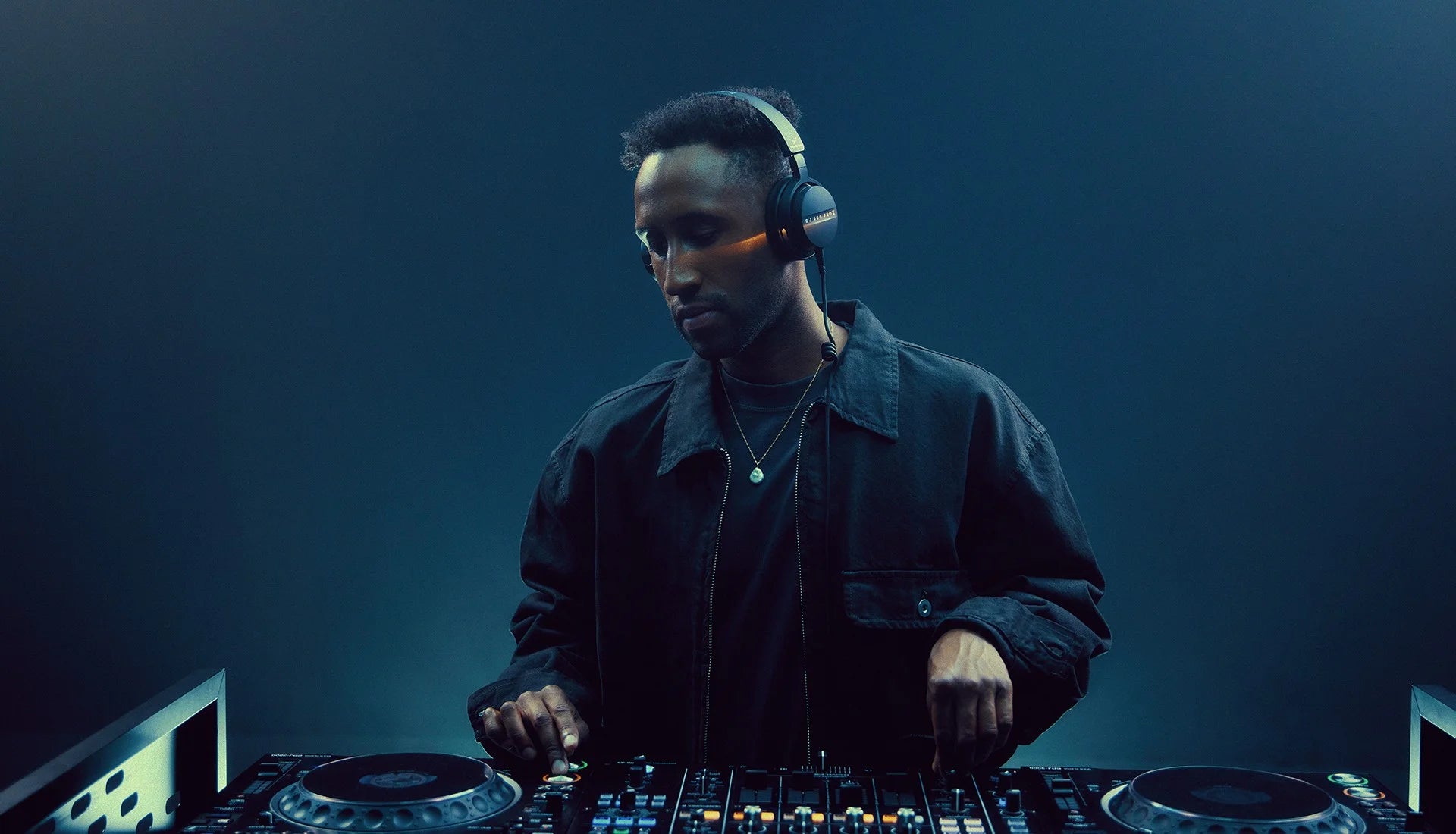 Beyerdynamic DJ 300 Pro X DJ headphones with over-ear design, featuring adjustable headband and cushioned ear cups.
