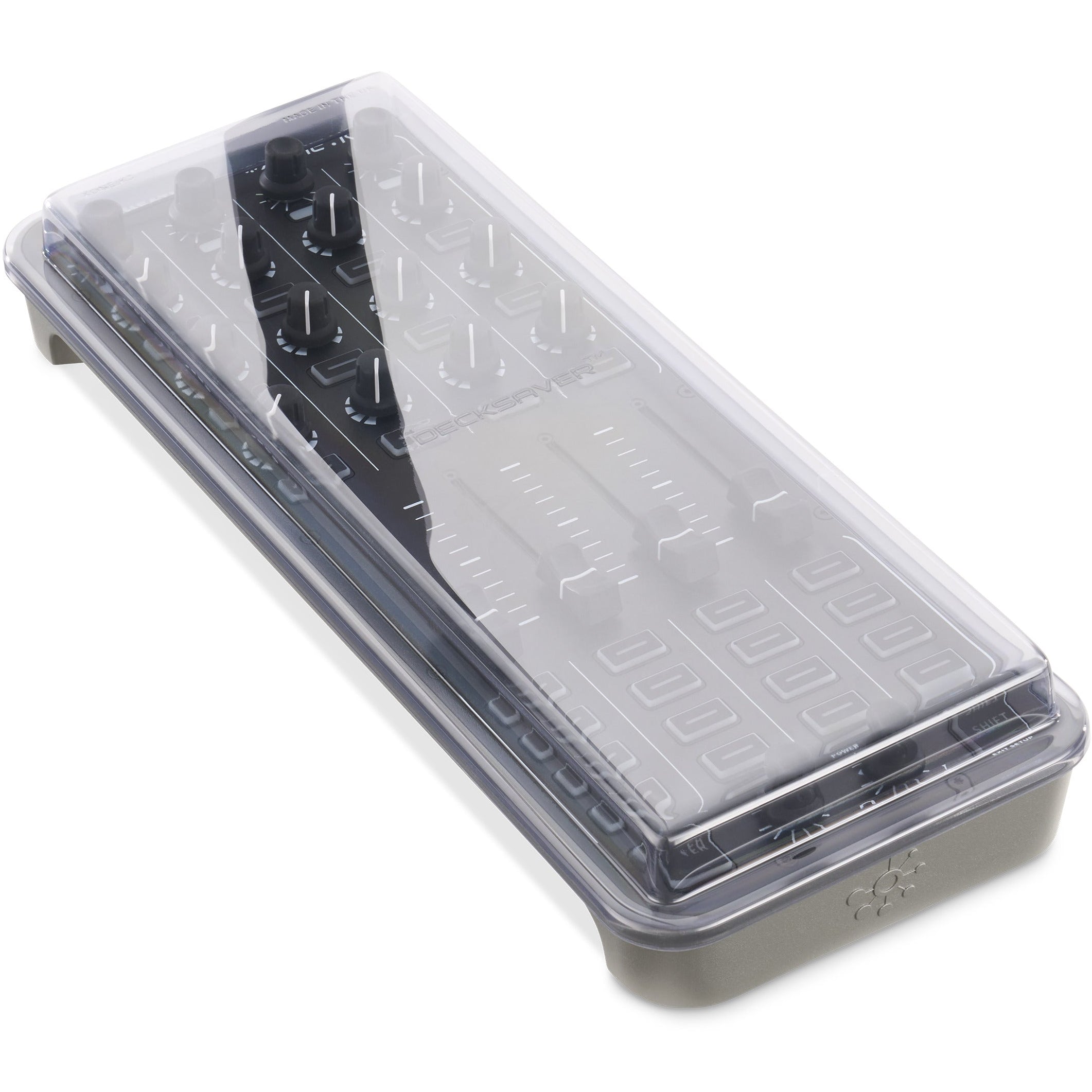 Decksaver Allen & Heath Xone:K3 DJ cover showing clear, durable plastic protection for the mixer with precise fit and secure lid.