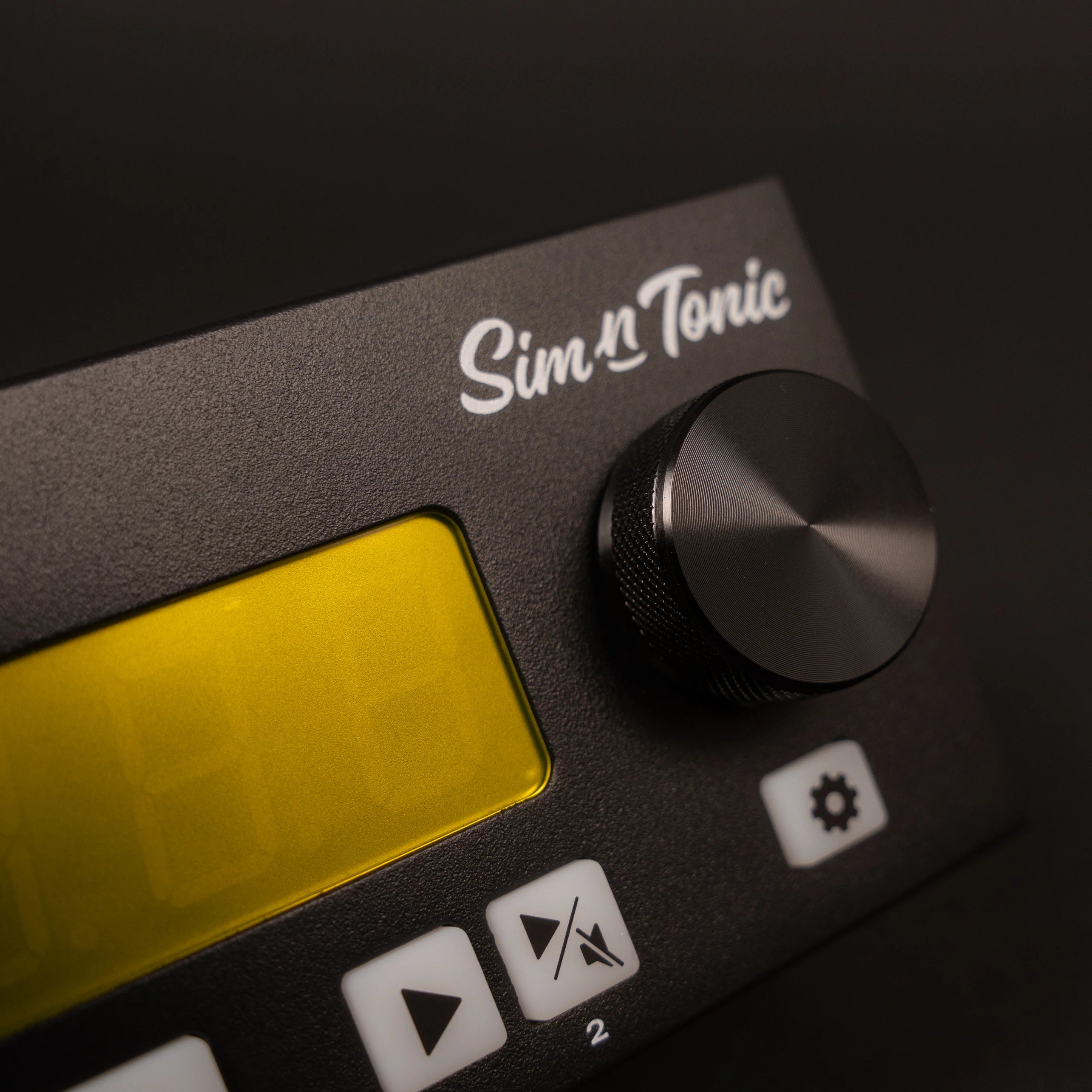 Sim'n Tonic Nome II MIDI interface with multiple ports and sleek design, used for music production and digital audio connectivity.