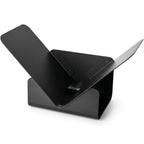 Essentials Formel-V turntable accessory in black, featuring sleek design and components for improved audio performance.