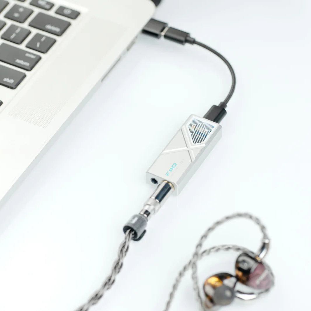 FiiO KA13 portable DAC and headphone amplifier, in black