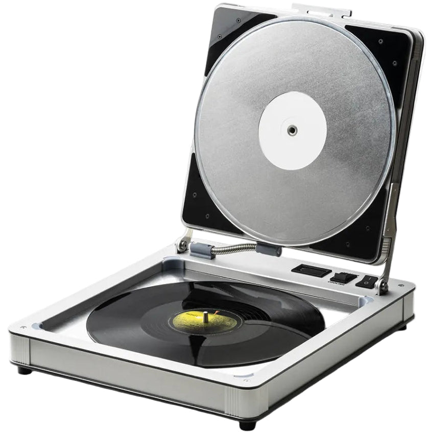 Pro-Ject Flatten it turntable isolation accessory with a sleek black design, reducing vibrations for improved sound quality.