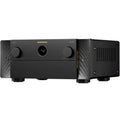 Marantz AV 30 stereo amplifier in black with sleek front panel and control knobs, designed for high-quality audio performance.