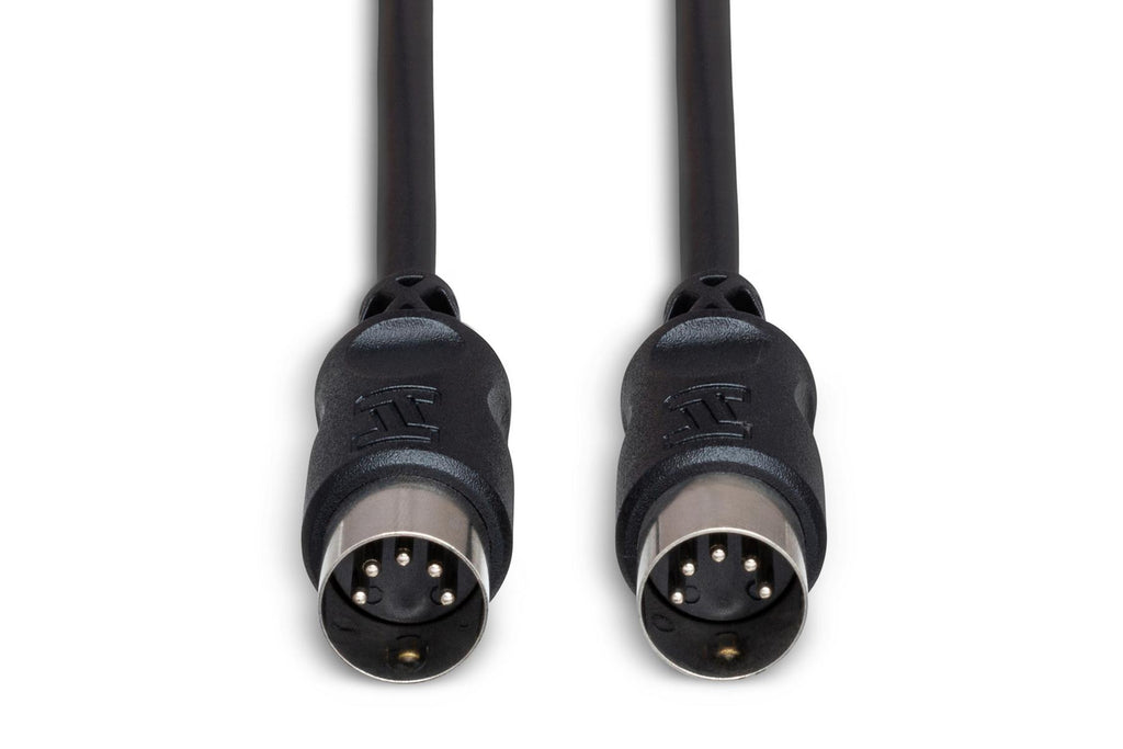 Hosa MID-300 5-Pin DIN - 5-Pin DIN MIDI cable, front view