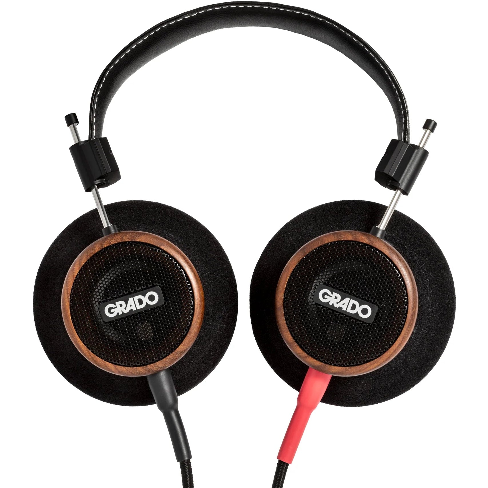 Wired Grado Signature S550 headphones with open-back design, featuring sleek black ear cups and adjustable headband.