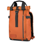 Wandrd Prvke 15L photo bundle camera bag in Sedona Orange with angled view, designed for video equipment and gear storage.