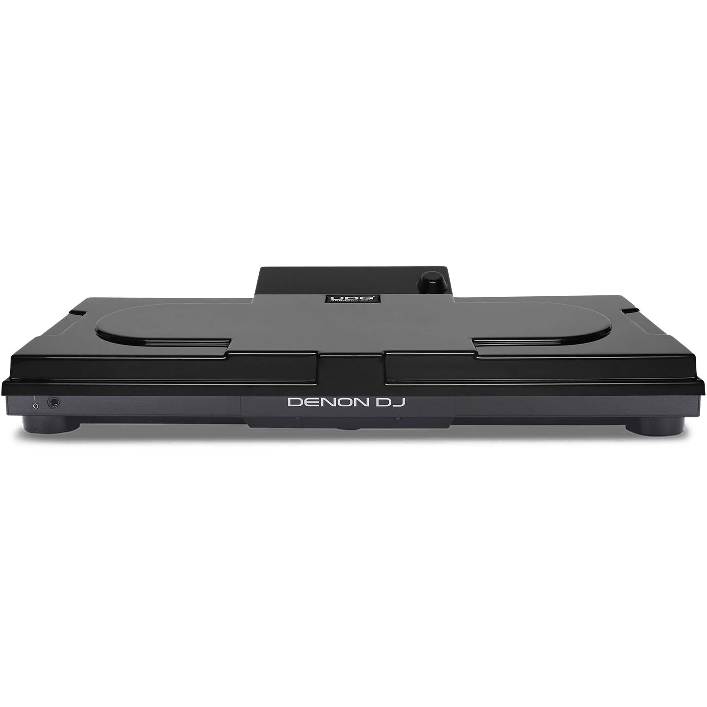 UDG Ultimate DJ equipment cover for Denon DJ SC Live 4, black protective case with reinforced material for DJ gear.