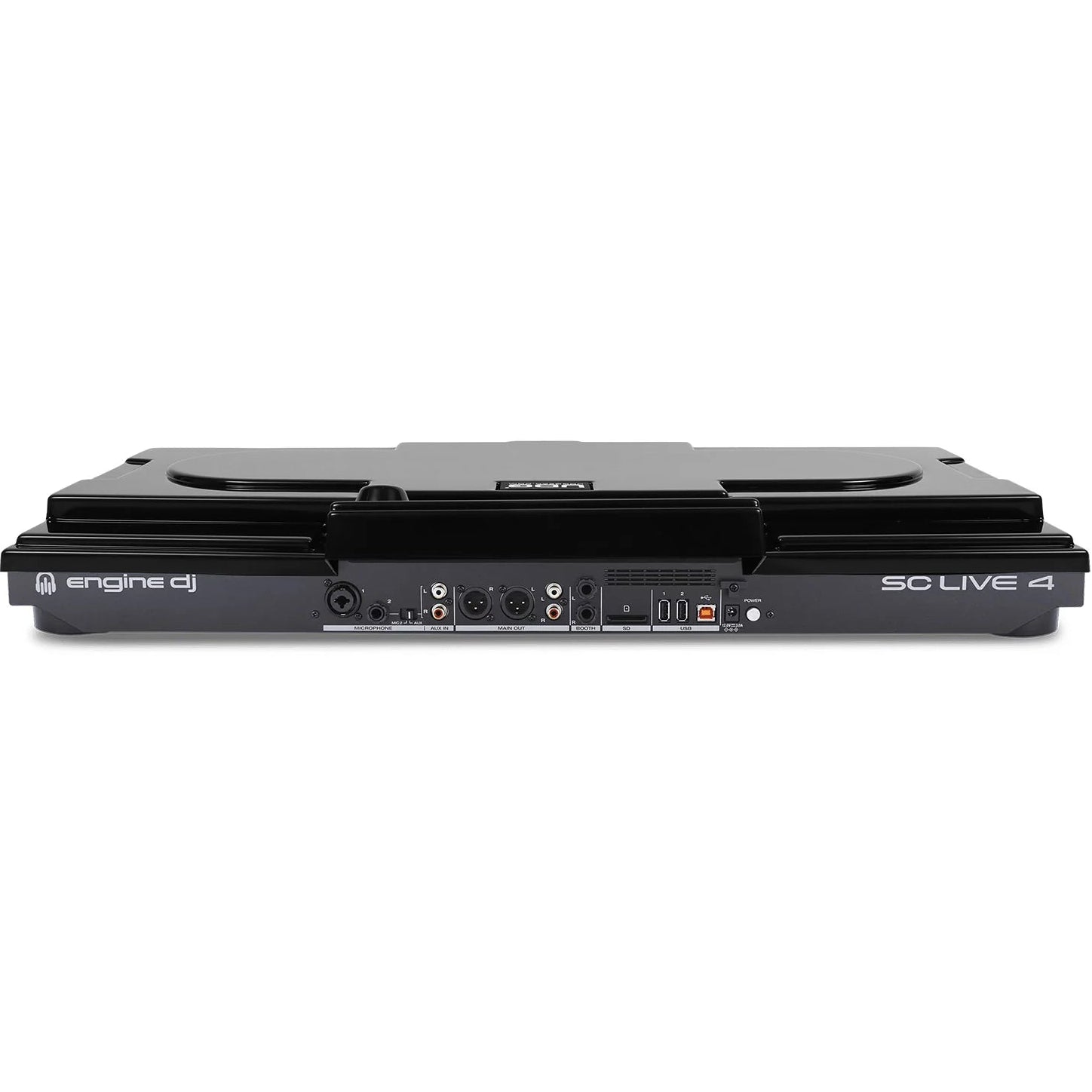 UDG Ultimate Denon DJ SC Live 4 equipment cover in black, designed to protect DJ gear during transport and storage.