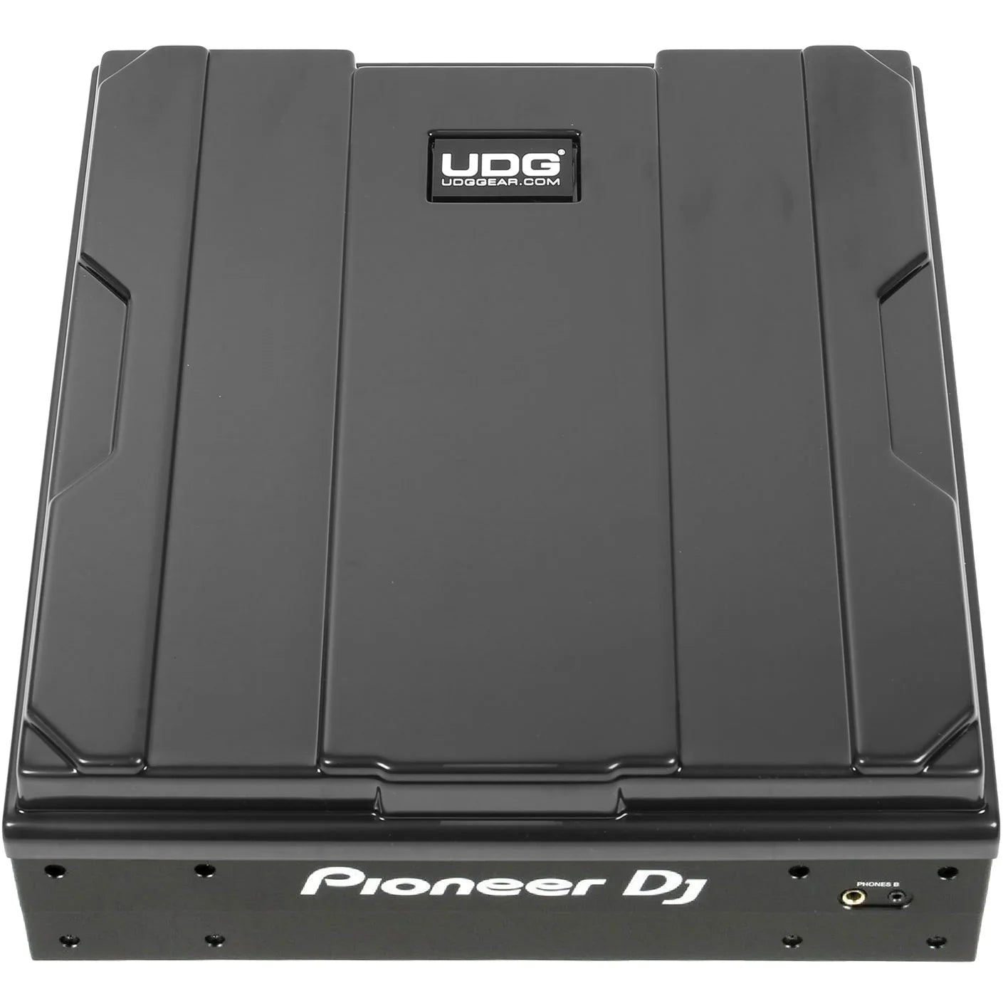 UDG Ultimate Pioneer DJ DJM-A9 equipment cover in black, designed for DJ mixer protection with durable, form-fitting material.