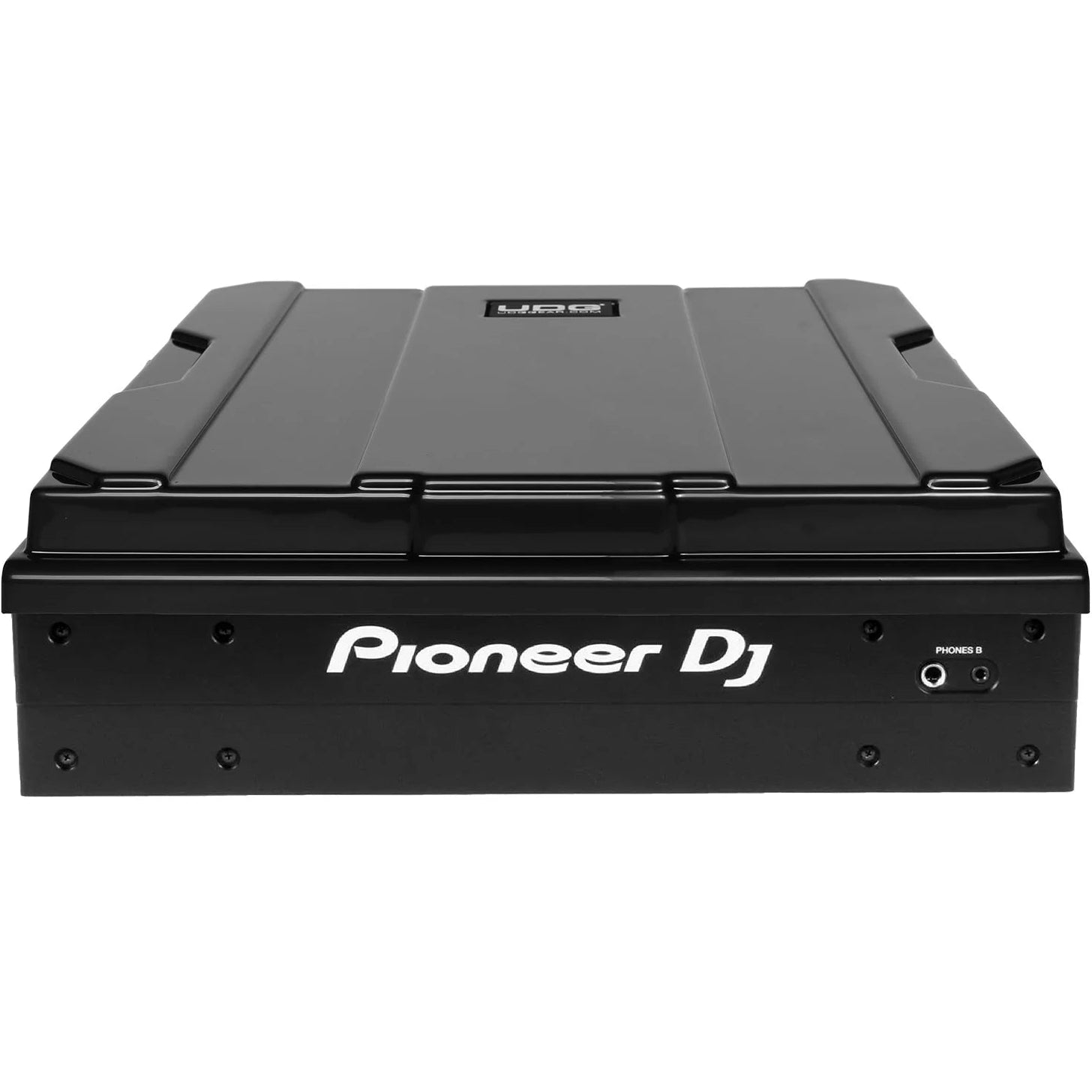UDG Ultimate Pioneer DJ DJM-A9 equipment cover in black, designed to protect DJ mixer and gear during transport and storage.