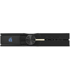 iFi Audio NEO Stream 3 music streamer device with sleek black design and front display, used for high-quality audio streaming.