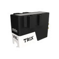 Ortofon VNL TRIX turntable cartridge with sleek design, mounted on a turntable tonearm, ready for high-fidelity vinyl playback.