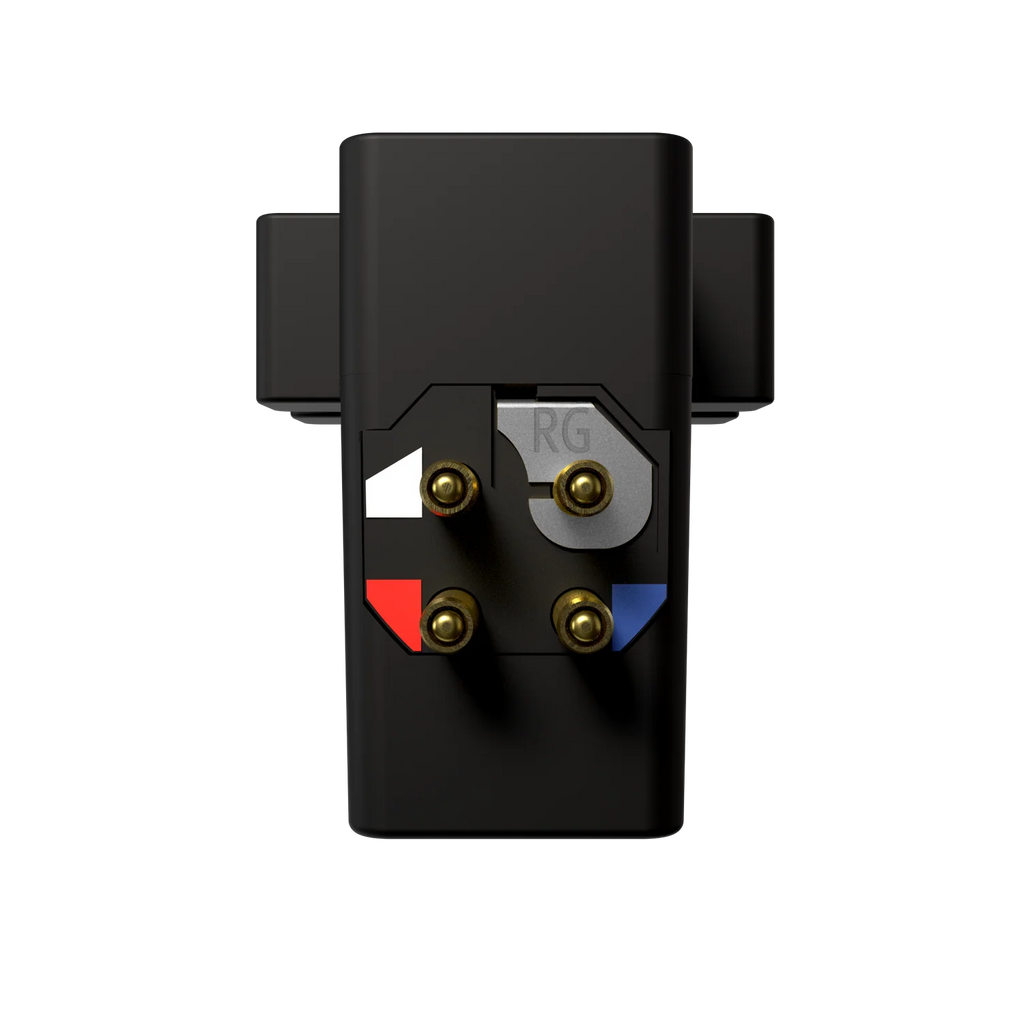 Ortofon VNL TRIX turntable cartridge shown from the back, featuring detailed stylus and cartridge body design.