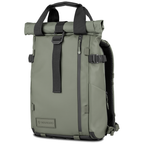 Wandrd Prvke 15L photo bundle video equipment bag in Wasatch Green, angled view showing compact design and durable material.