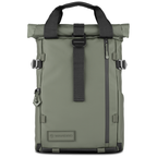 Wandrd Prvke Photo Bundle 15L in Wasatch Green showing the front view of the compact camera and accessories bag.