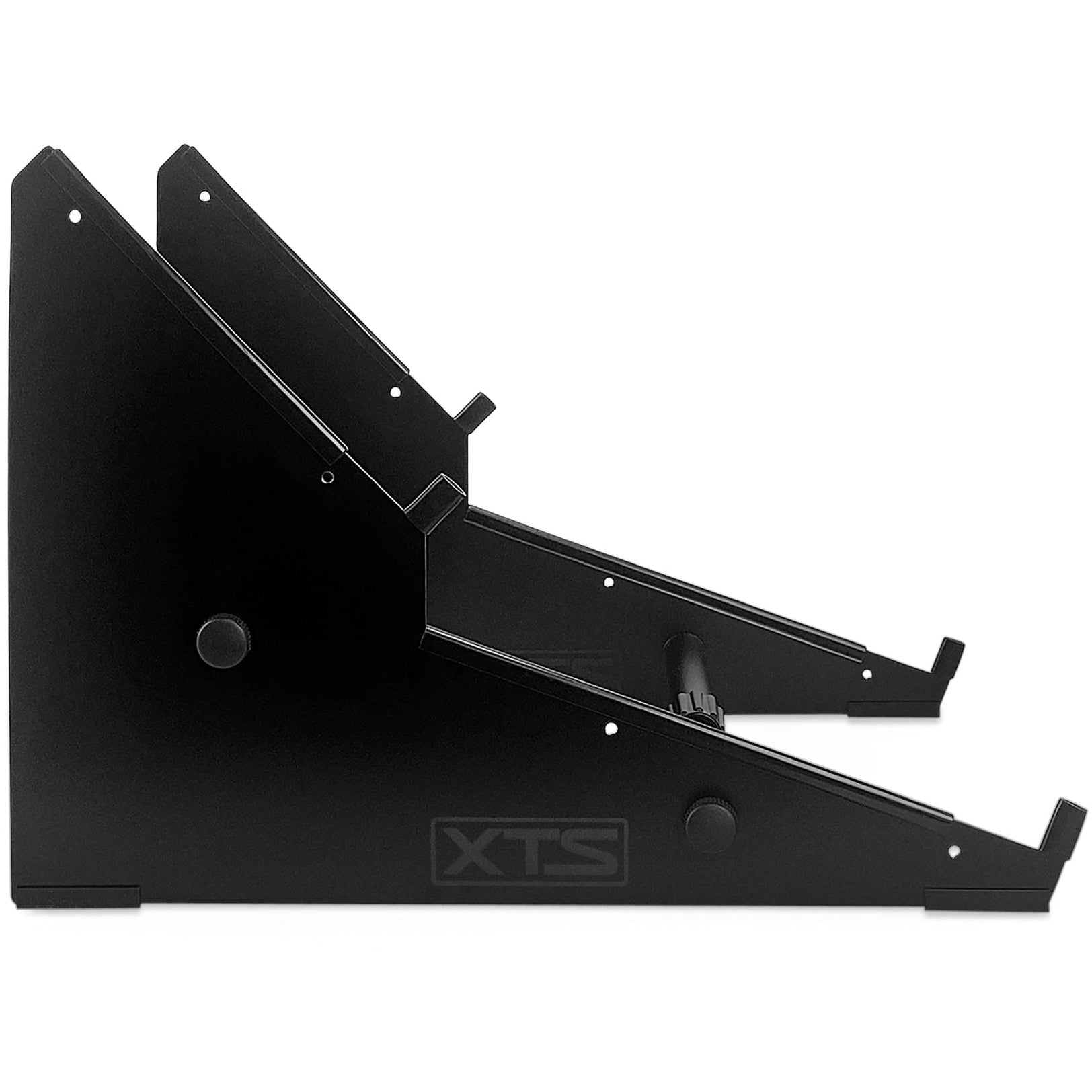 Analog Cases XTS Duo-Flex keyboard stand bundle with two-tier design, adjustable stand for musical keyboards and studio equipment.