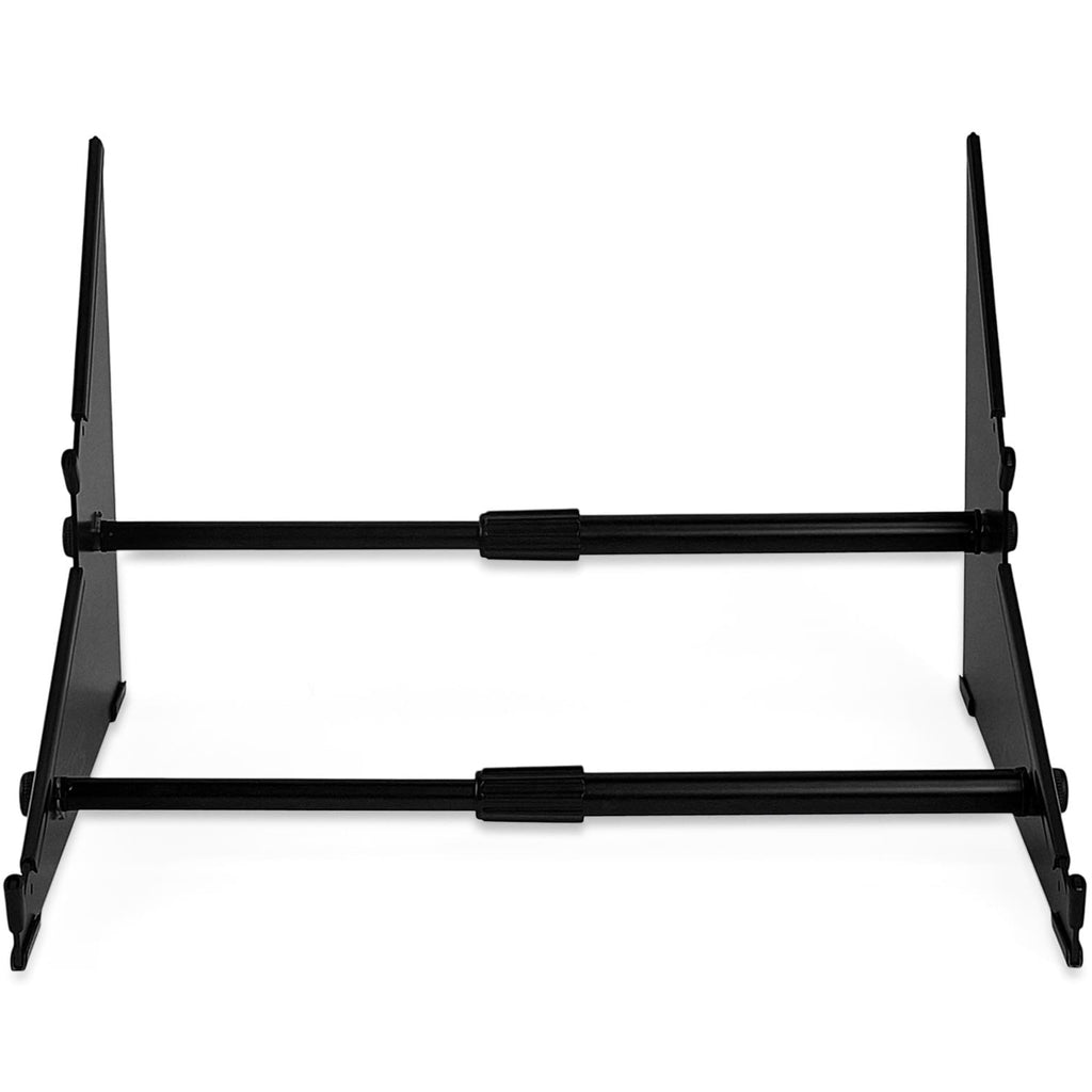 Analog Cases XTS Stand 2-Tier keyboard stand with adjustable height and sturdy metal construction, ideal for musical setups.