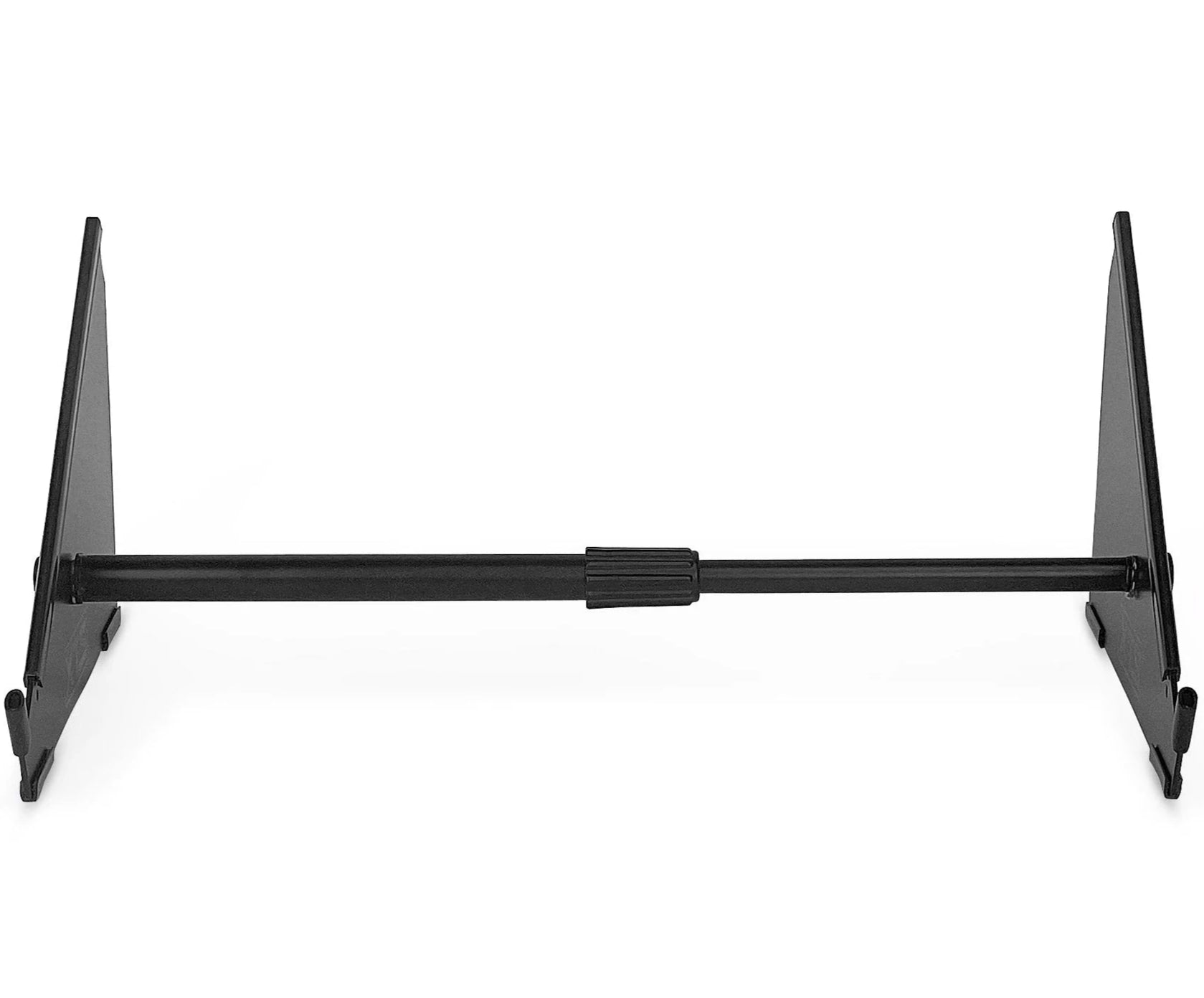 Analog Cases XTS Stand XL for keyboards, sturdy metal construction, adjustable height, black finish, shown with keyboard setup.