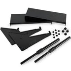 Analog Cases XTS Duo-Flex Mini keyboard stand bundle showing two adjustable stands with sleek black design and compact size.