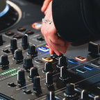 Allen & Heath Xone:24C DJ mixer with dual channels, EQ controls, and professional audio interface for live DJ performances.