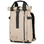 Wandrd Prvke 15L photo bundle bag in YumaTan with angled view, designed for carrying camera gear and video equipment.