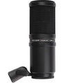 Zoom ZDM-1 dynamic microphone shown with its sleek design and professional build, ideal for live vocals and studio recording.