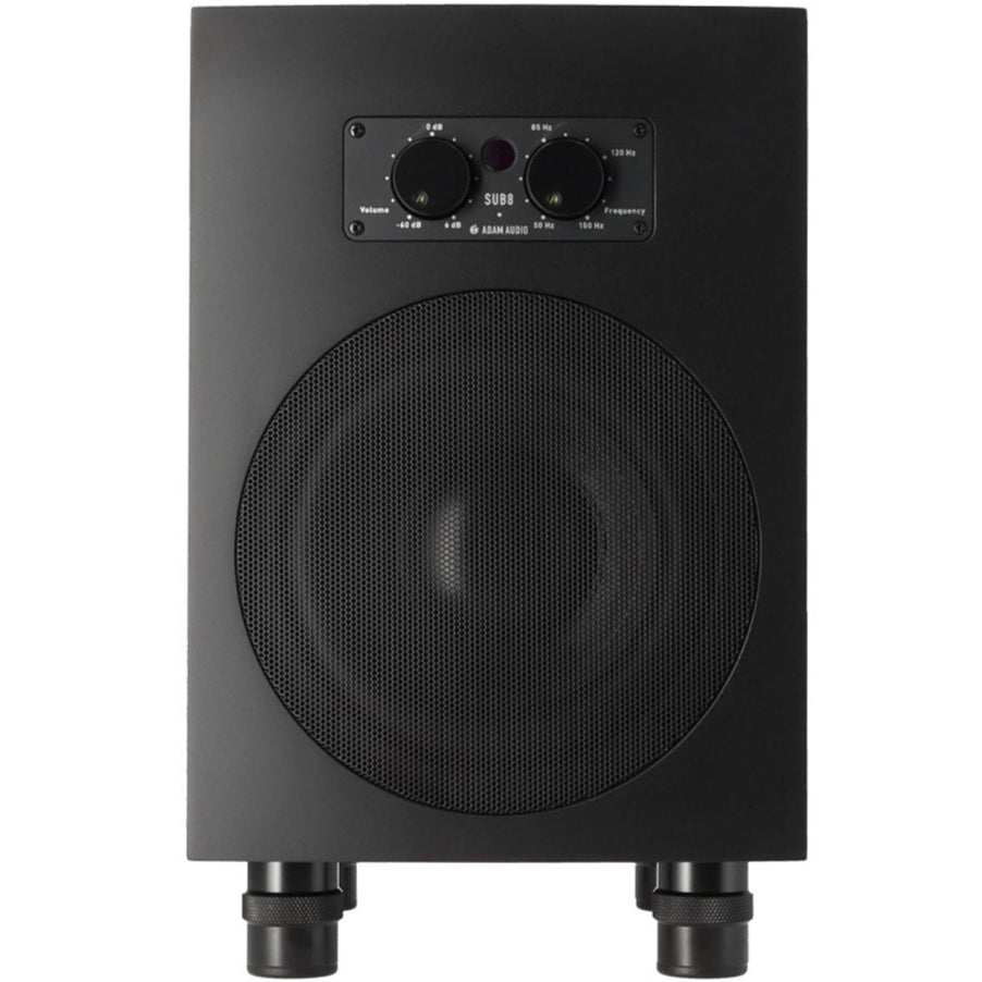 Adam Audio Sub8 subwoofers, close up