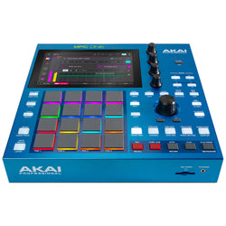 Akai Professional MPC One G2, front three-quarter view in blue