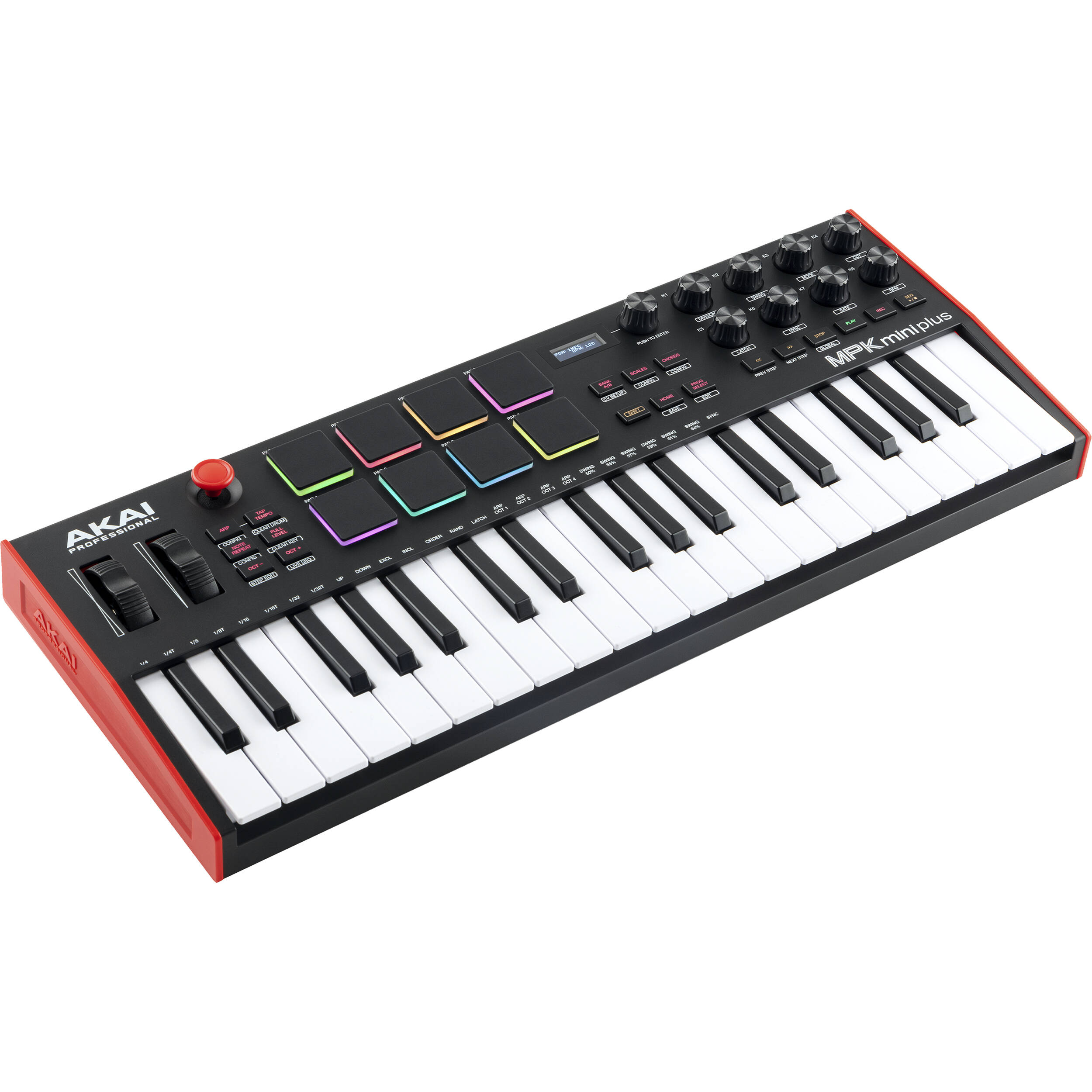 Akai Professional MPK Mini Plus midi keyboards, hero shot