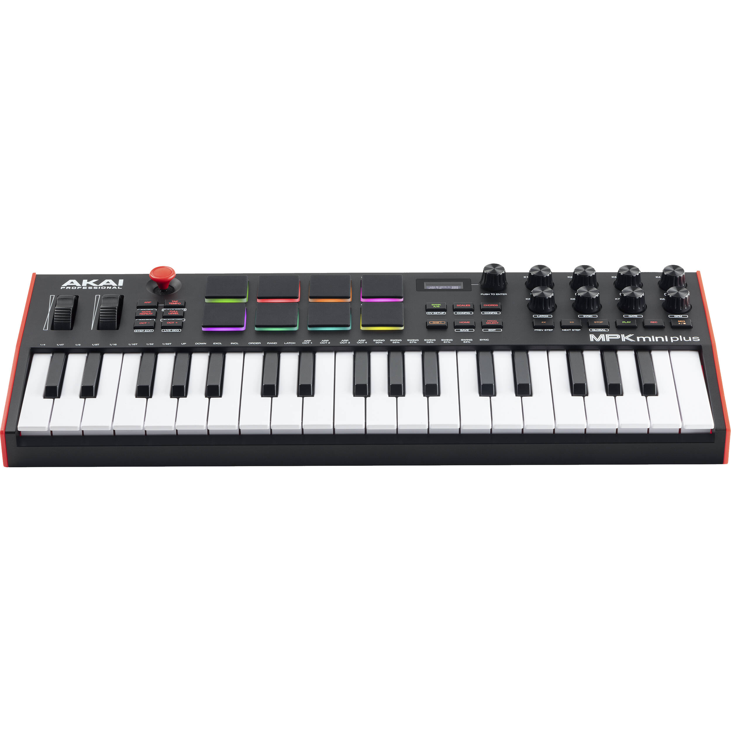 Akai Professional MPK Mini Plus midi keyboards, alternate view 3