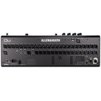 Allen & Heath Qu-6D digital mixer with Dante connectivity, showing rear panel with input and output ports.