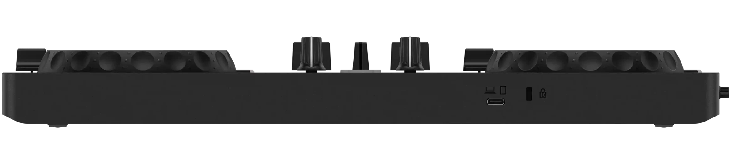 AlphaTheta DDJ-FLX2 2-channel DJ controller, rear panel and connections