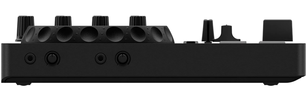 AlphaTheta DDJ-FLX2 2-channel DJ controller, angled view