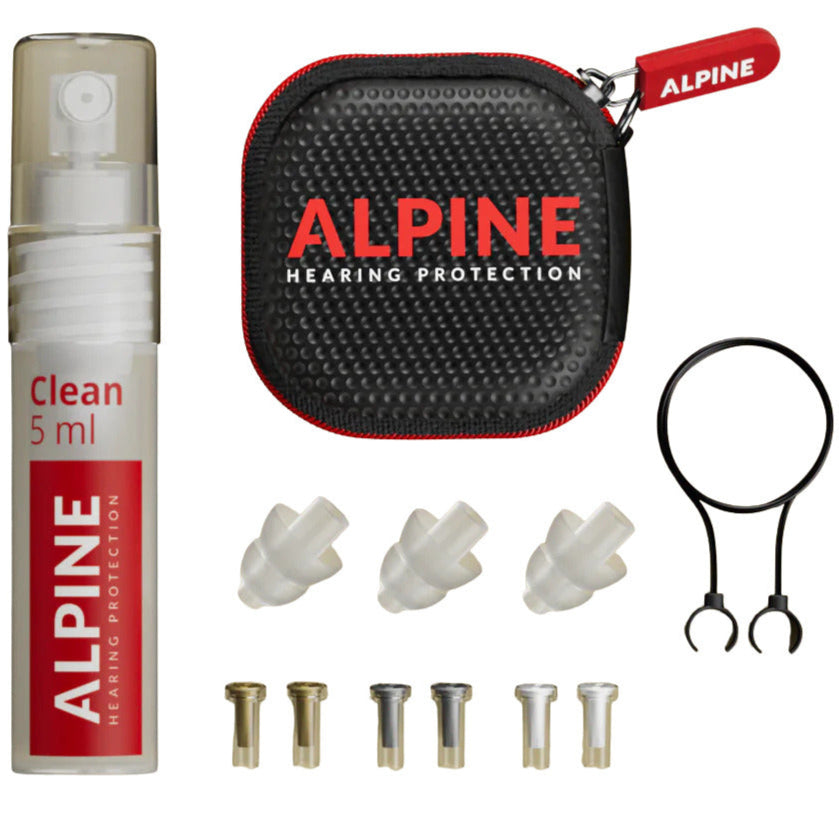 Alpine Music Safe Pro Earplugs, in red