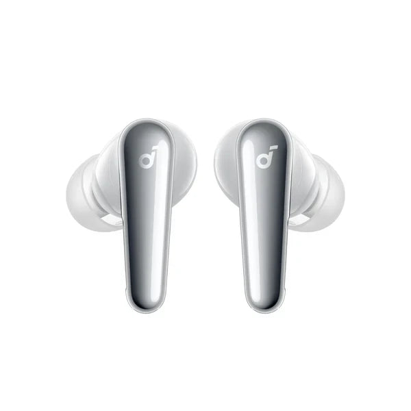 Wireless in-ear headphones Soundcore Liberty 4 Pro by Soundcore, showing sleek black earbuds with charging case.