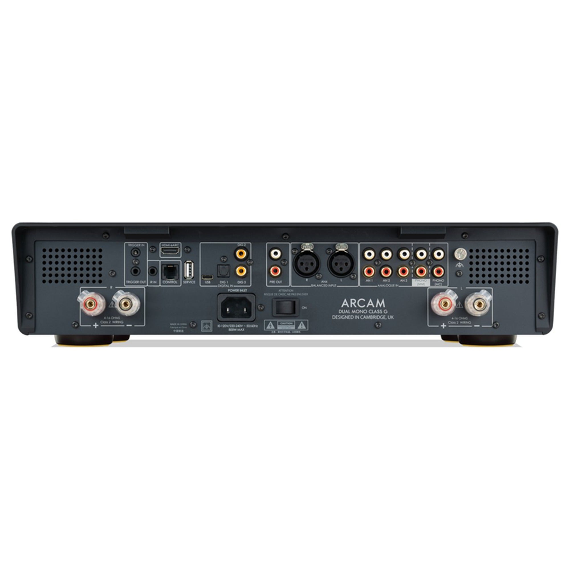 Arcam A50 Signature rear panel connections