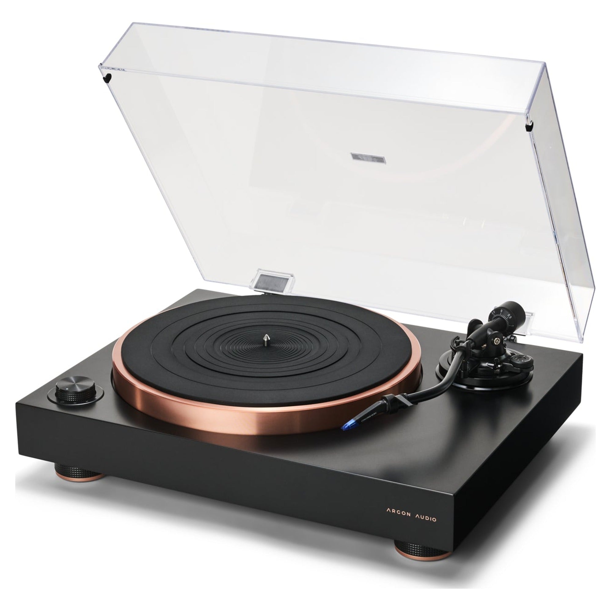 Argon Audio AURORA matt black with dust cover open