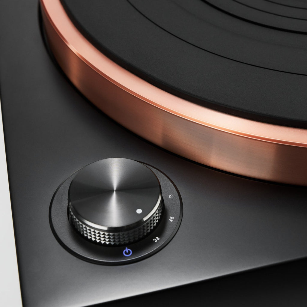 Argon Audio AURORA speed control knob close-up