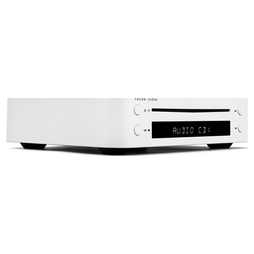 Argon Audio CD1 White, low front angle