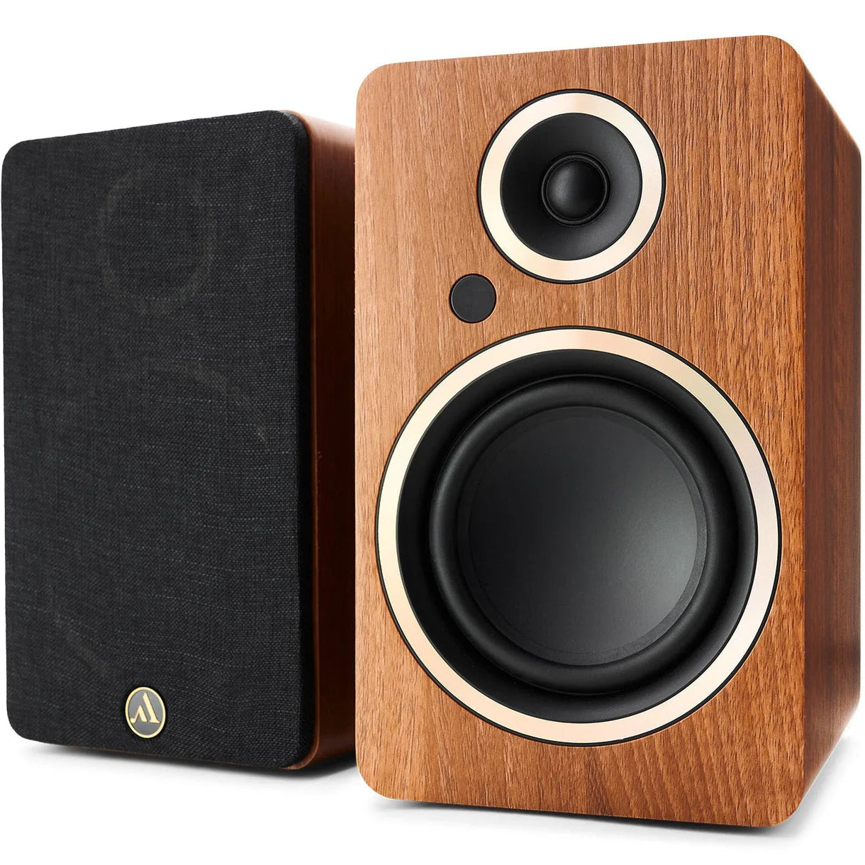 Argon Audio Fenris A5 active bookshelf speakers, front