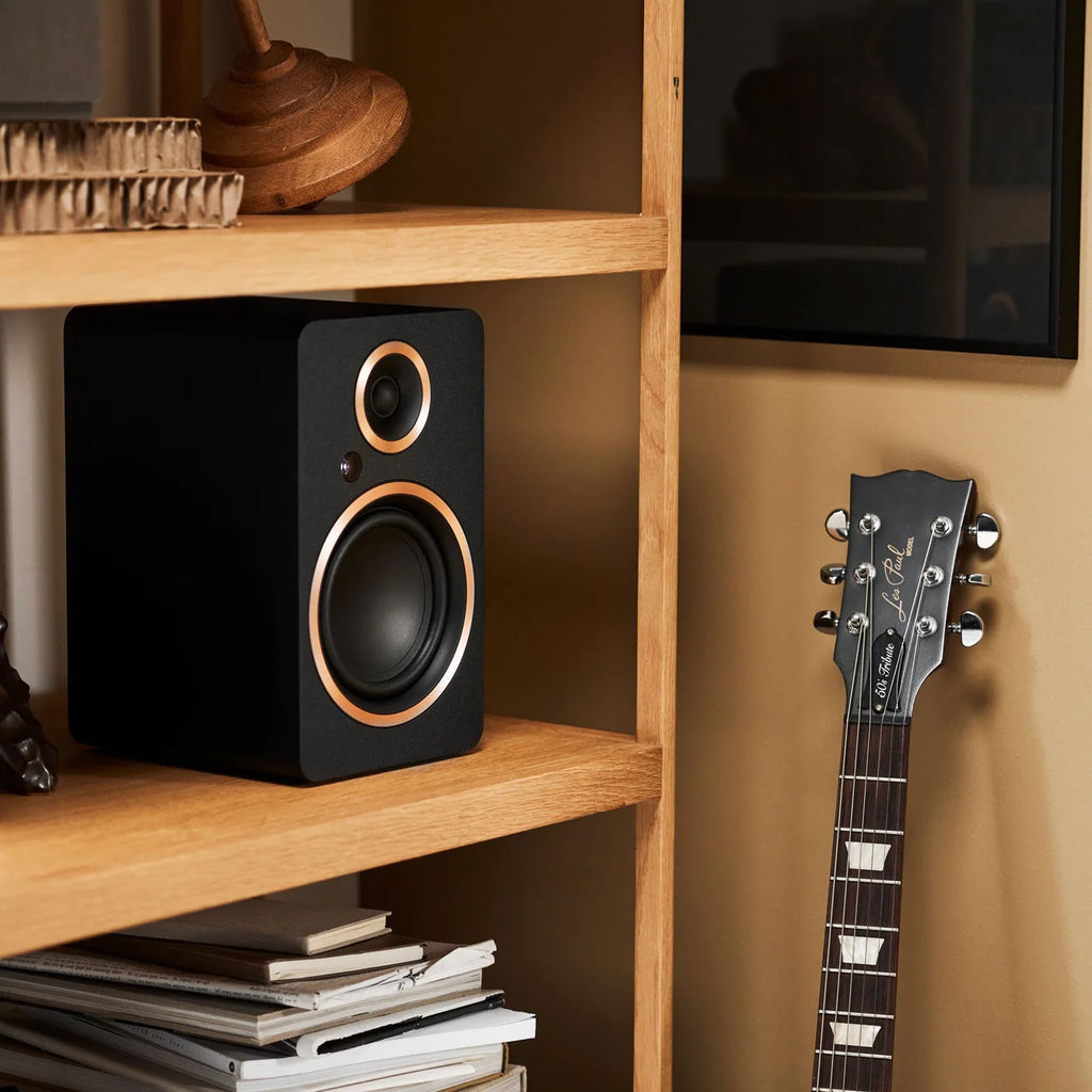 Argon Audio Fenris A5 active bookshelf speakers, front