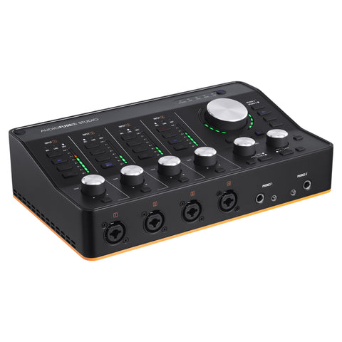 Arturia AudioFuse Studio Rev2 audio interface, three-quarter front view
