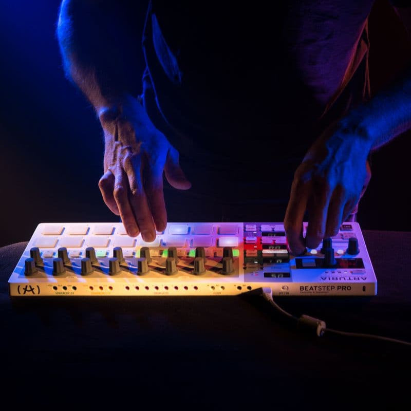 Arturia BeatStep Pro sequencers, close up