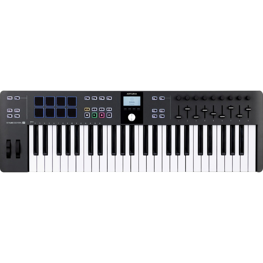 Arturia KeyLab Essential 49 MK3 MIDI keyboard, in black