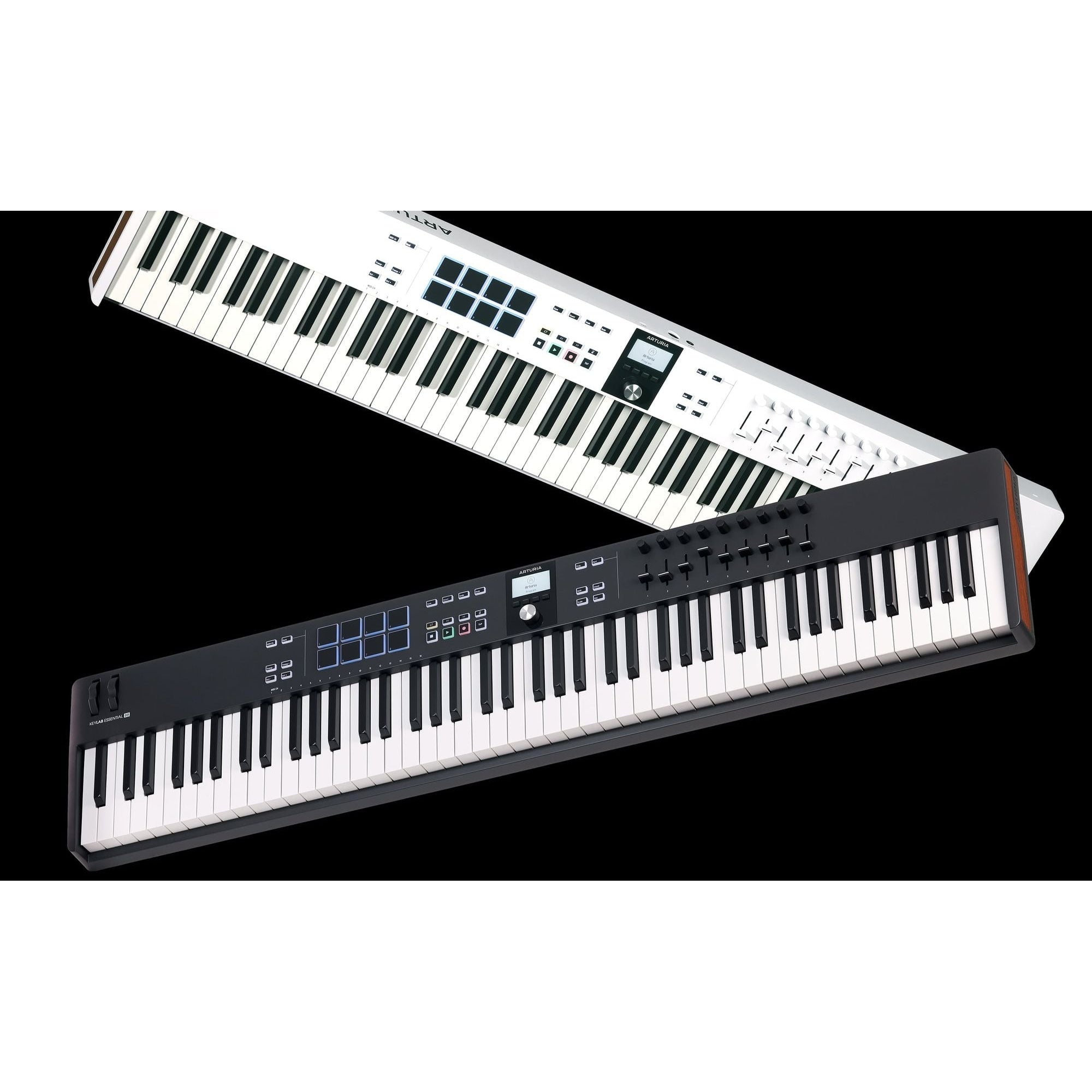 Arturia KeyLab Essential 88 MK3 MIDI keyboard, in use