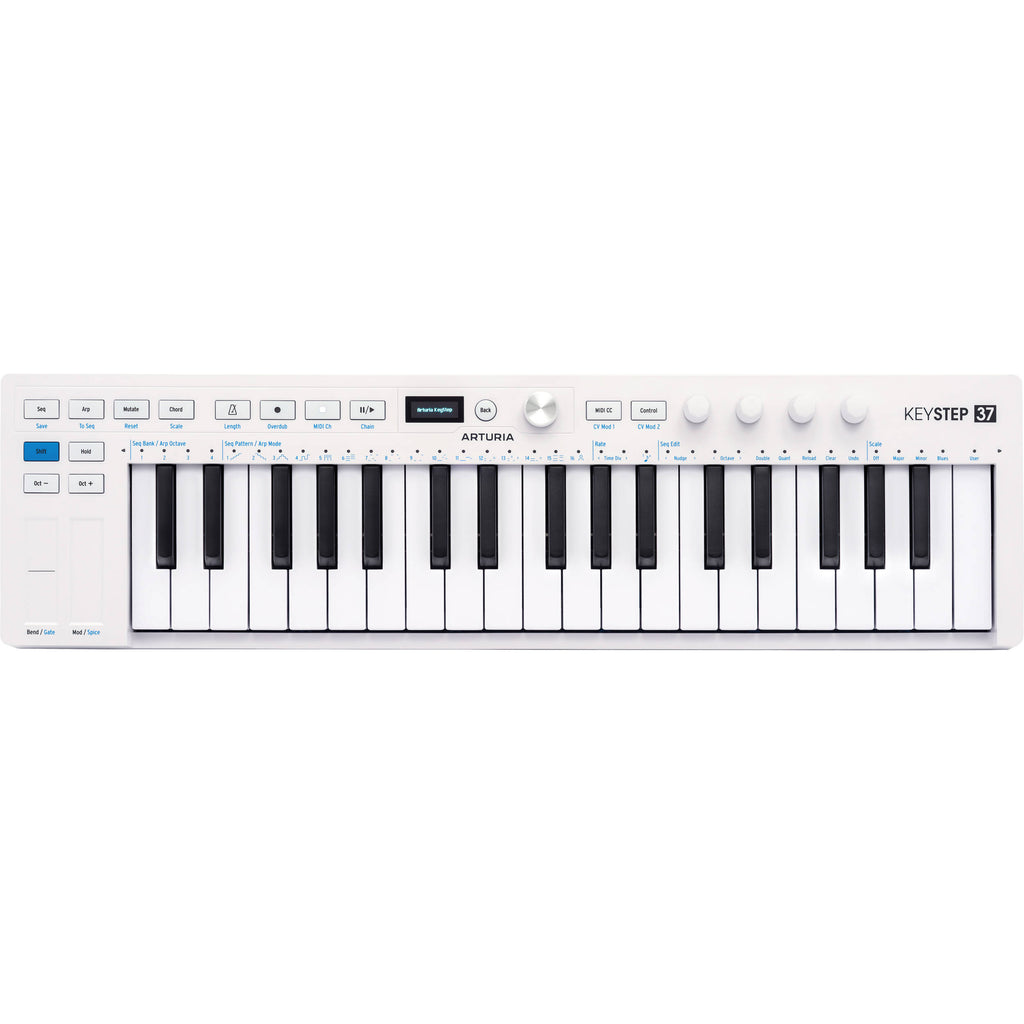 Arturia KeyStep 37 MK2 sequencers, close up