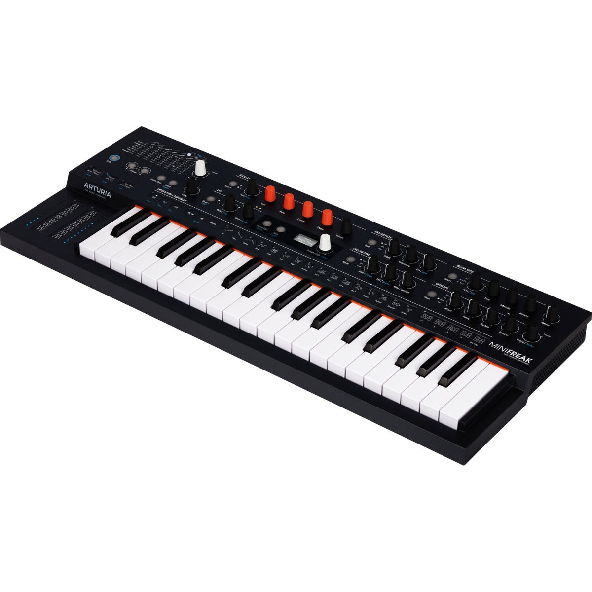Arturia MiniFreak synthesizer, top view