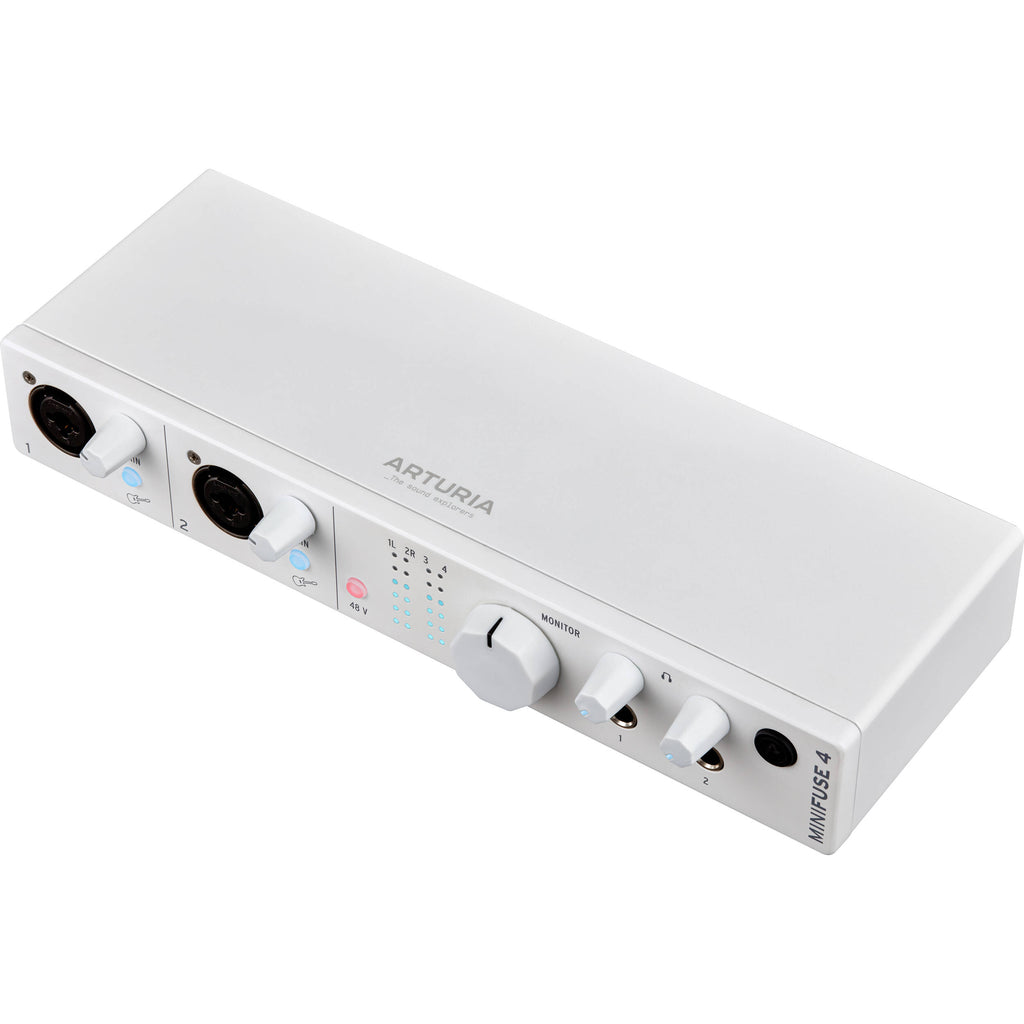 Arturia MiniFuse 4, audio interfaces, white